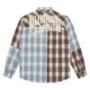 Arch logo patchwork check shirt Arch logo patchwork check shirt
