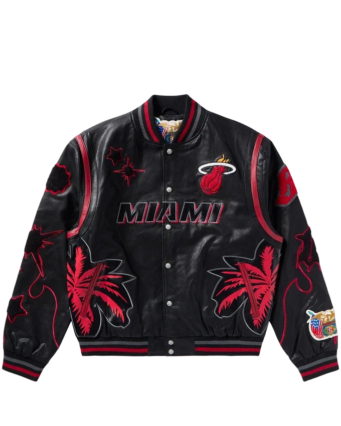 Bbc x jeff hamilton heat varsity jacket Bbc x jeff hamilton heat varsity jacket