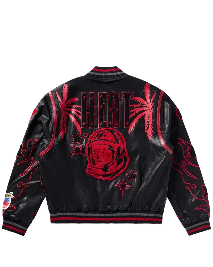 Bbc x jeff hamilton heat varsity jacket Bbc x jeff hamilton heat varsity jacket