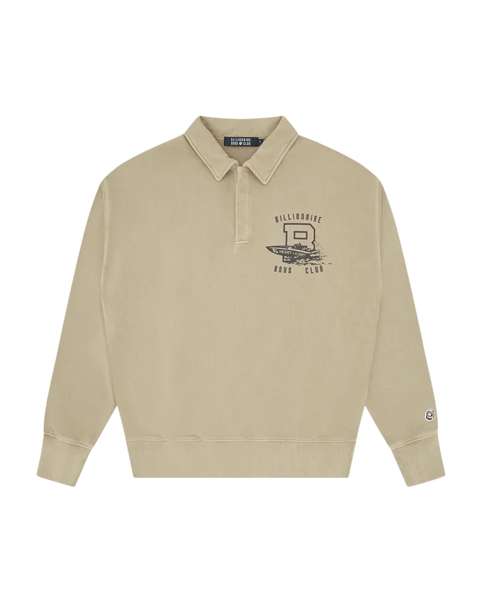 Boat club washed quarter zip Boat club washed quarter zip