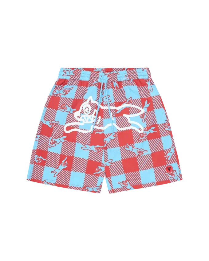 Checker running dog swim shorts Checker running dog swim shorts