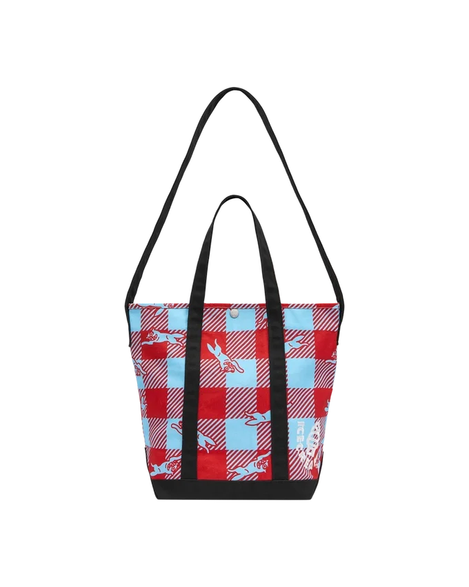 Checker running dog tote bag Checker running dog tote bag