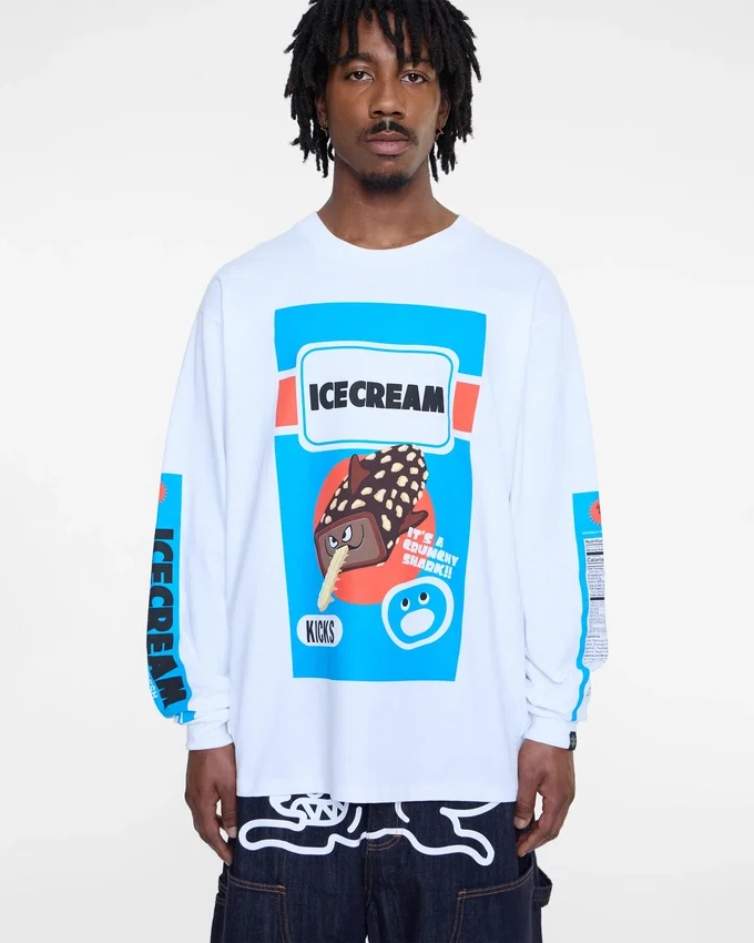 Crunchy shark ls tee Crunchy shark ls tee