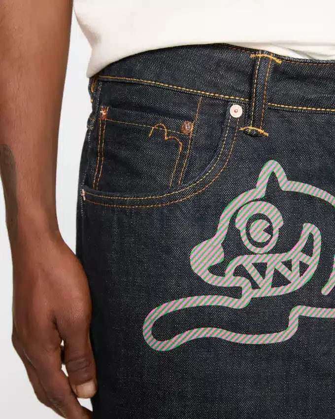 Daicock printed baggy jeans Daicock printed baggy jeans