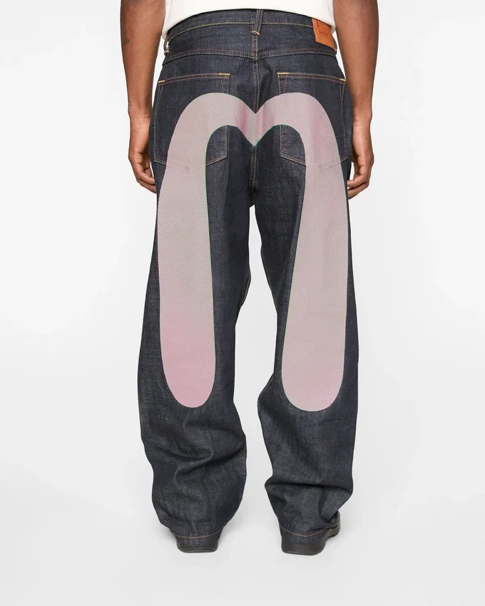 Daicock printed baggy jeans Daicock printed baggy jeans