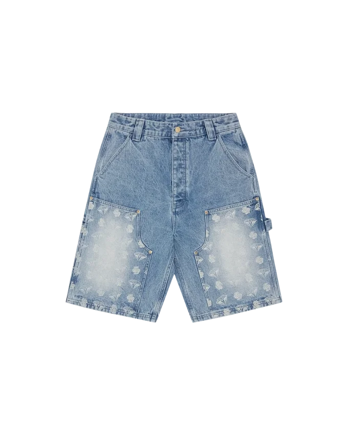 Diamonds & dollars denim carpenter short Diamonds & dollars denim carpenter short