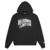 Embellished arch logo popover hood Embellished arch logo popover hood