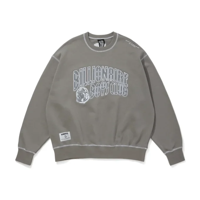 Felt logo sweatshirt arch logo Felt logo sweatshirt arch logo