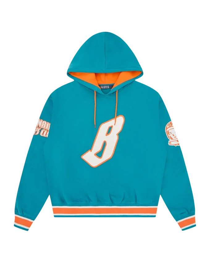Flying b chenille oversized popover hood Flying b chenille oversized popover hood