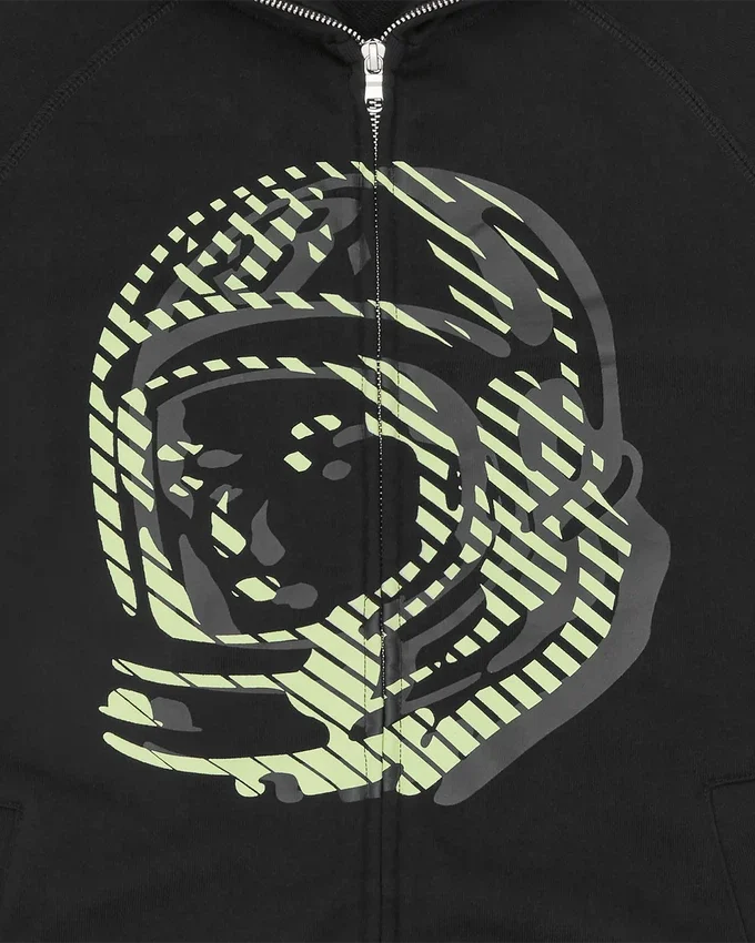 Glow astro zip through hood Glow astro zip through hood