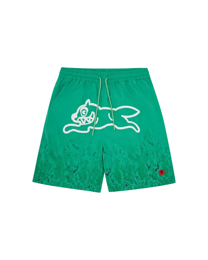 Gradient snakeskin running dog swim shorts Gradient snakeskin running dog swim shorts