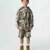 Kids tree camo popover hood Kids tree camo popover hood