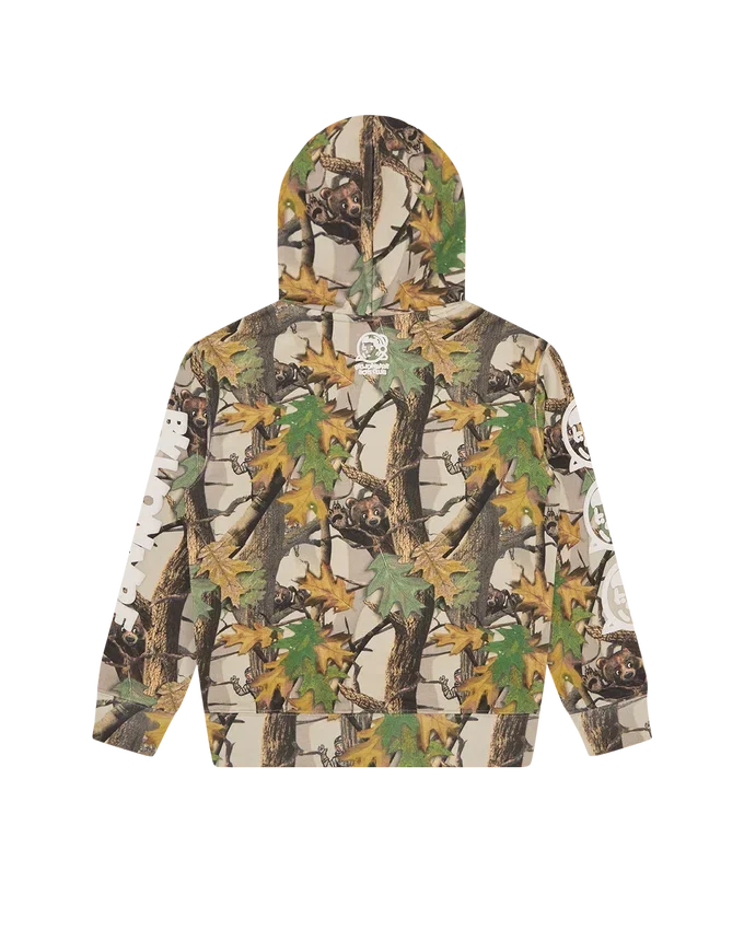 Kids tree camo popover hood Kids tree camo popover hood