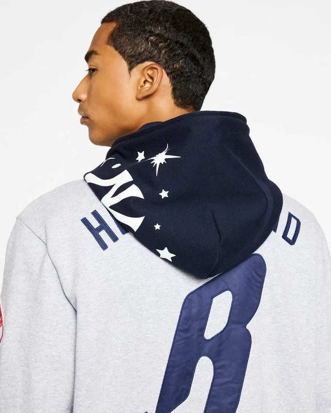 Ny yankees blocked zip hood Ny yankees blocked zip hood