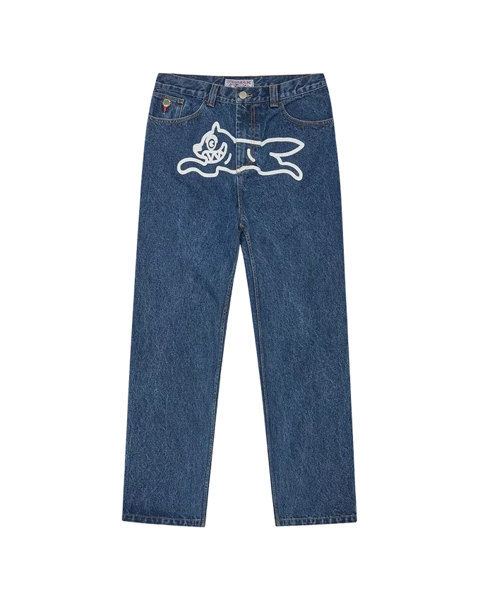 Running dog double scoop denim pant Running dog double scoop denim pant