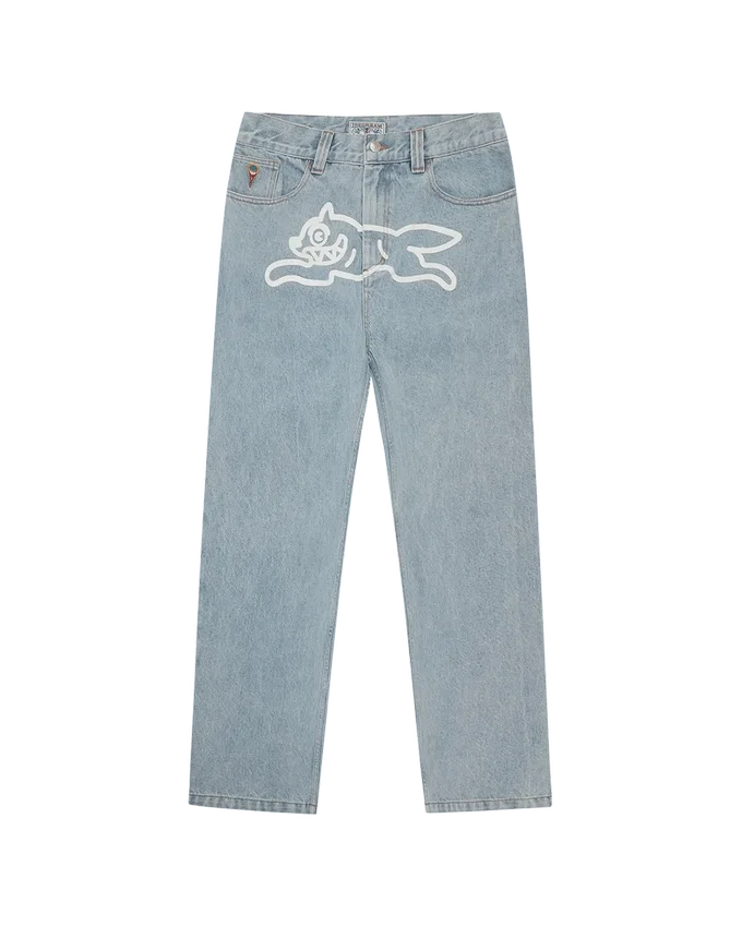 Running dog double scoop denim pant Running dog double scoop denim pant