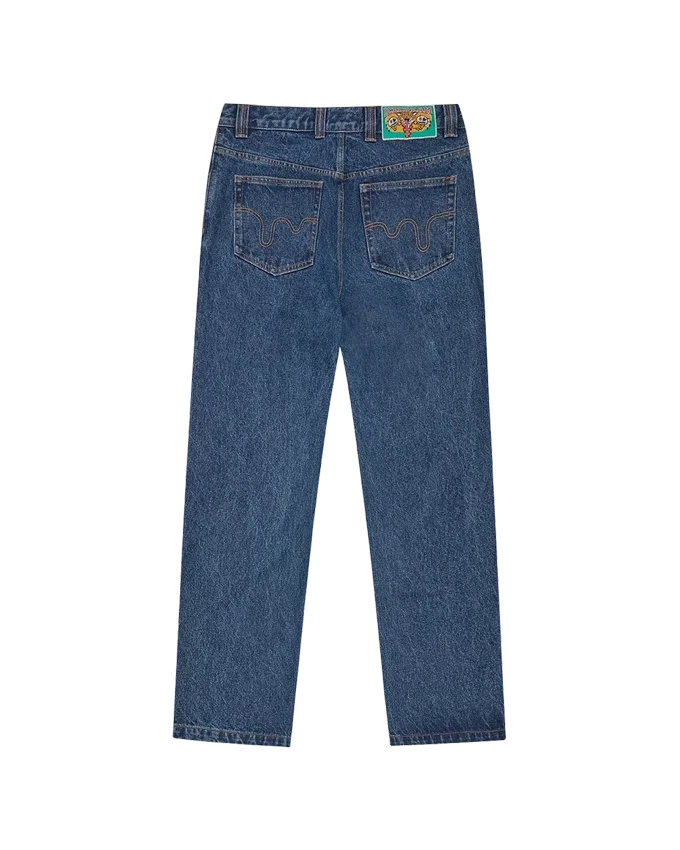 Running dog double scoop denim pant Running dog double scoop denim pant