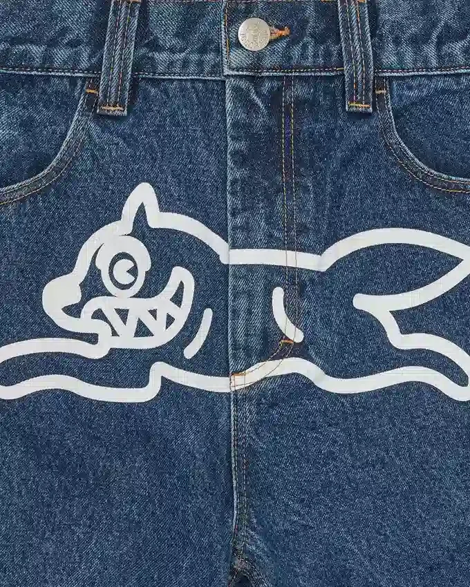 Running dog double scoop denim pant Running dog double scoop denim pant