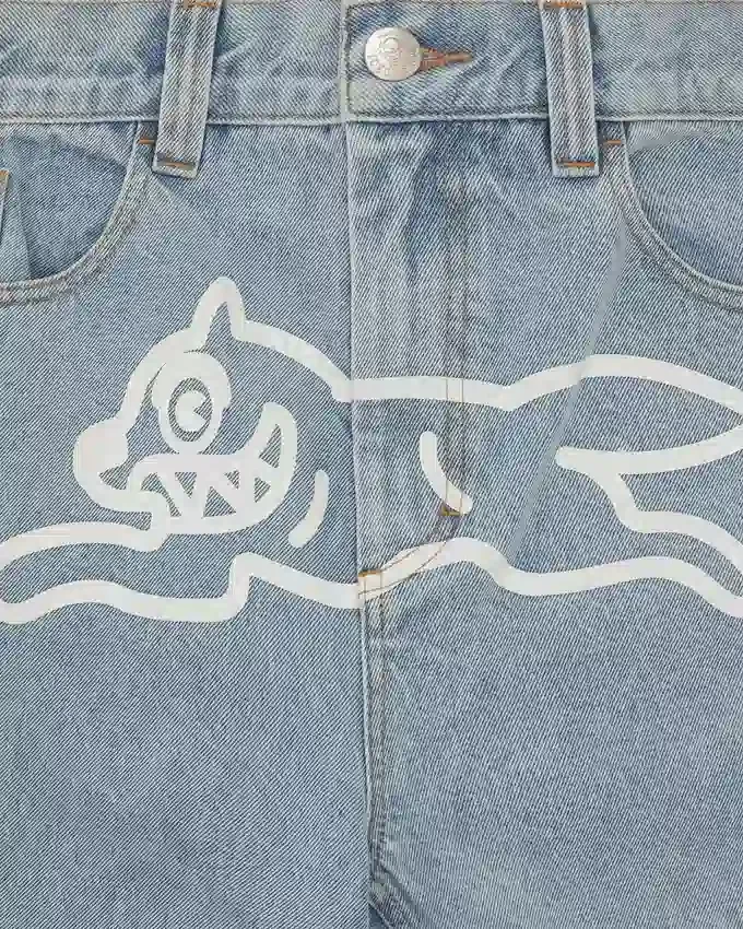 Running dog double scoop denim pant Running dog double scoop denim pant