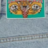 Running dog double scoop denim pant Running dog double scoop denim pant