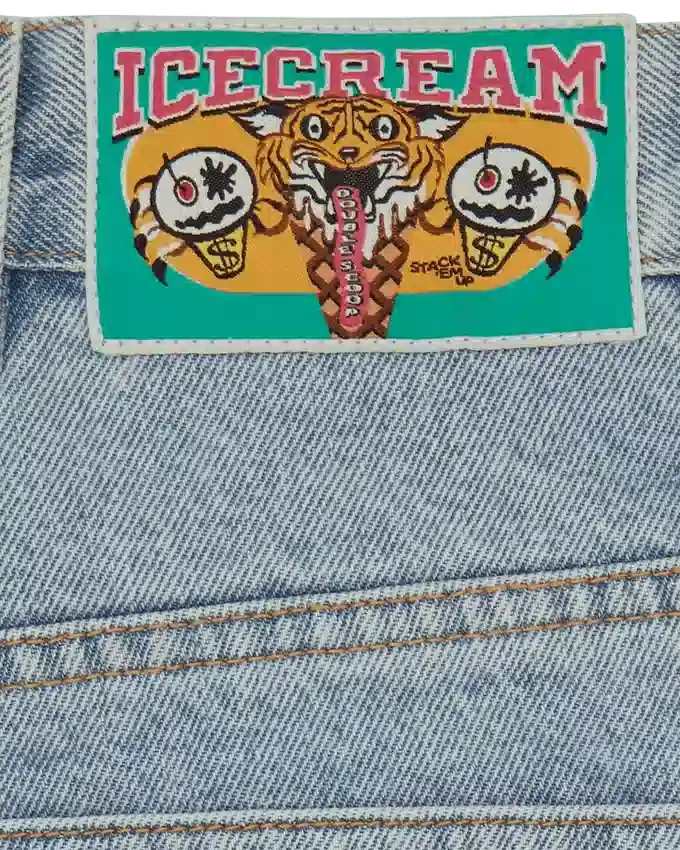 Running dog double scoop denim pant Running dog double scoop denim pant