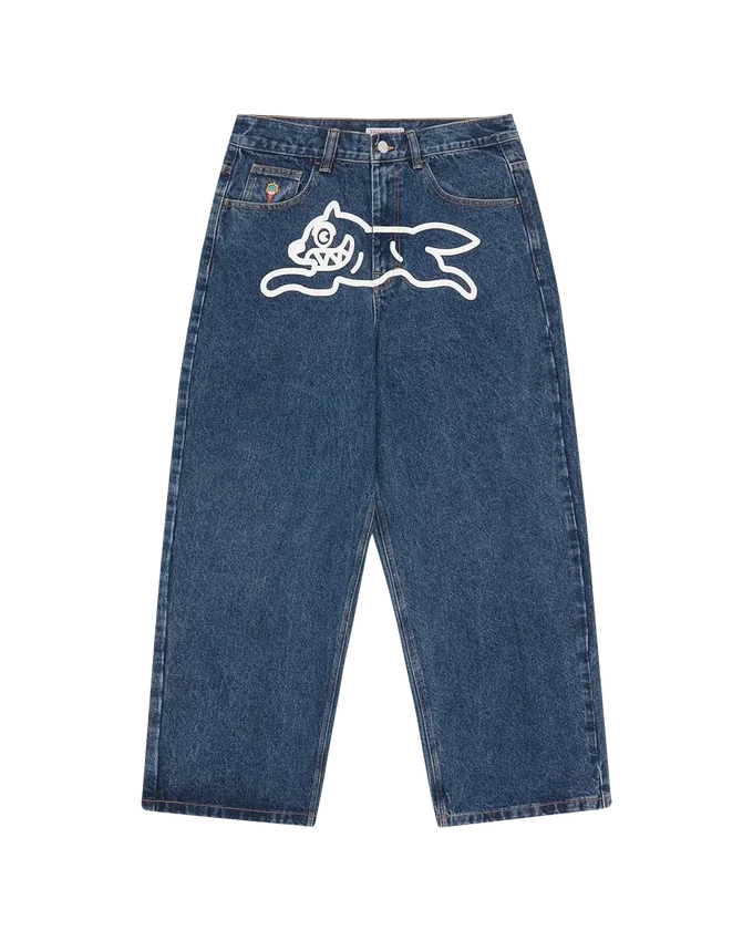 Running dog triple scoop denim pant Running dog triple scoop denim pant