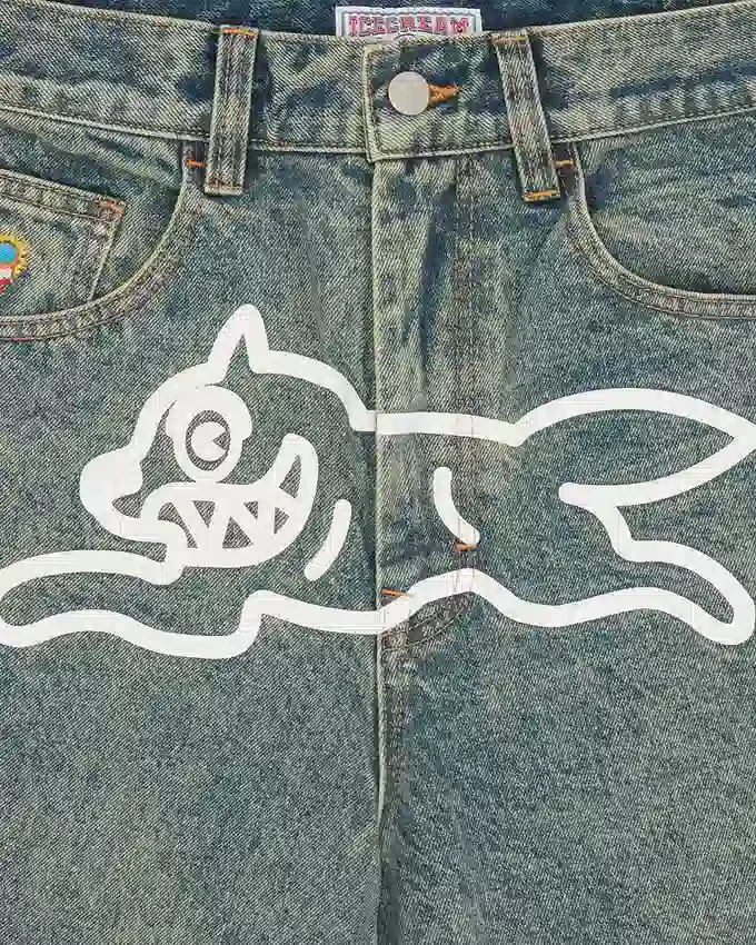 Running dog triple scoop denim pant Running dog triple scoop denim pant