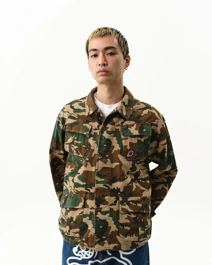 Running dog woodland camo field jacket Running dog woodland camo field jacket
