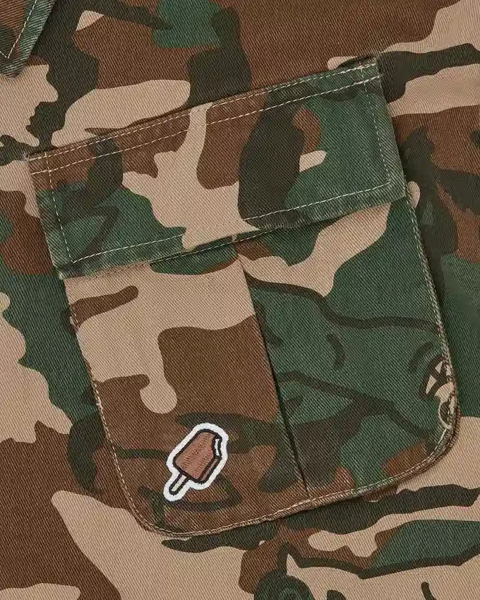 Running dog woodland camo field jacket Running dog woodland camo field jacket