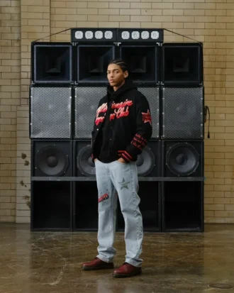 Script og varsity jacket