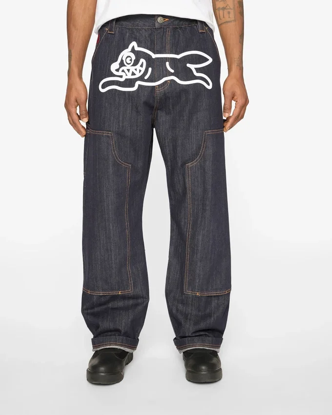 Selvedge running dog denim carpenter pant Selvedge running dog denim carpenter pant