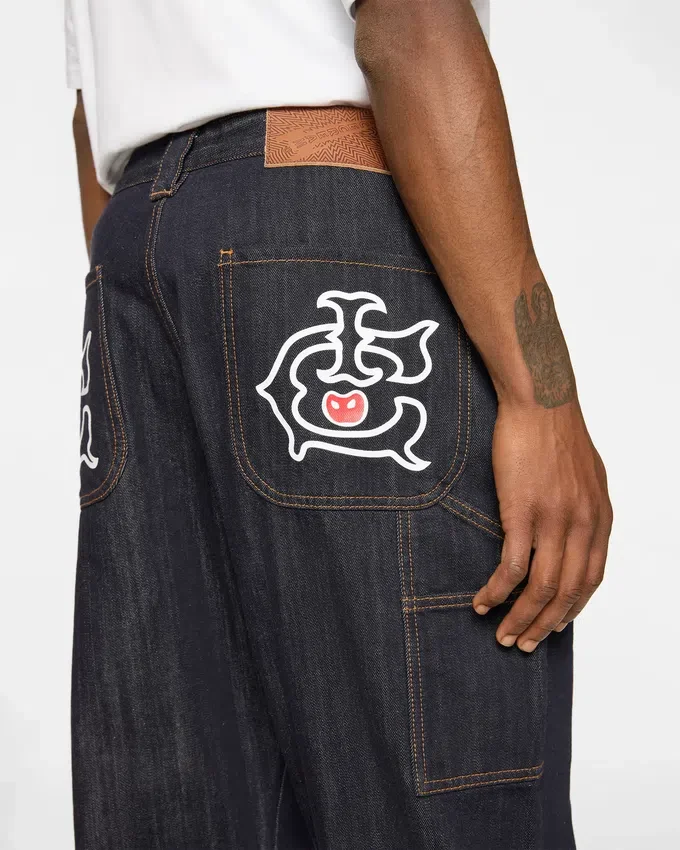 Selvedge running dog denim carpenter pant Selvedge running dog denim carpenter pant