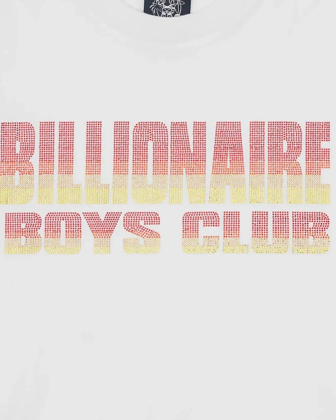Straight logo gradient diamonte t-shirt Straight logo gradient diamonte t-shirt