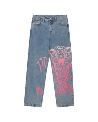 Tiger triple scoop denim pants Tiger triple scoop denim pants