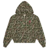 Womens camo zip through hood Womens camo zip through hood