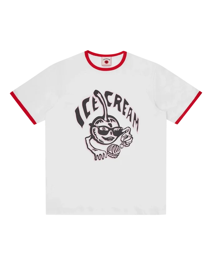 Womens cherry ringer t-shirt Womens cherry ringer t-shirt
