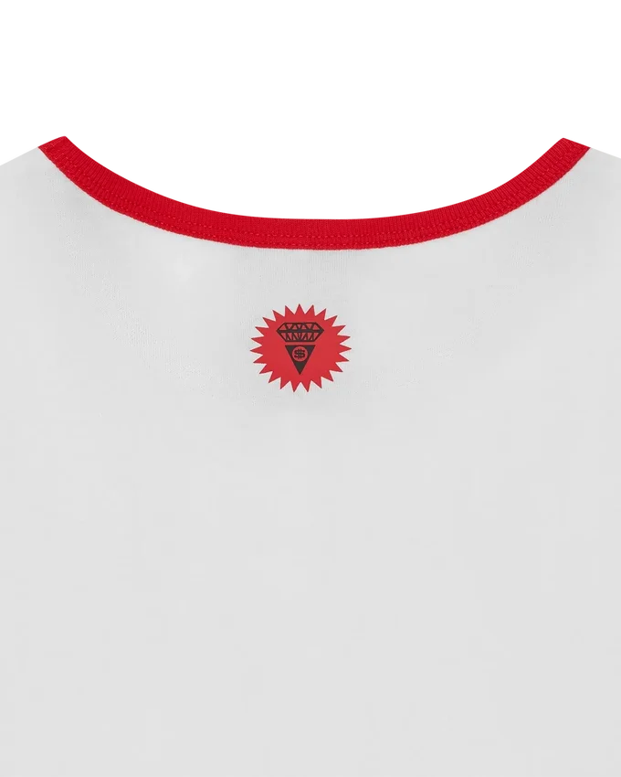 Womens cherry ringer t-shirt Womens cherry ringer t-shirt