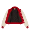 Womens cherry varsity jacket Womens cherry varsity jacket